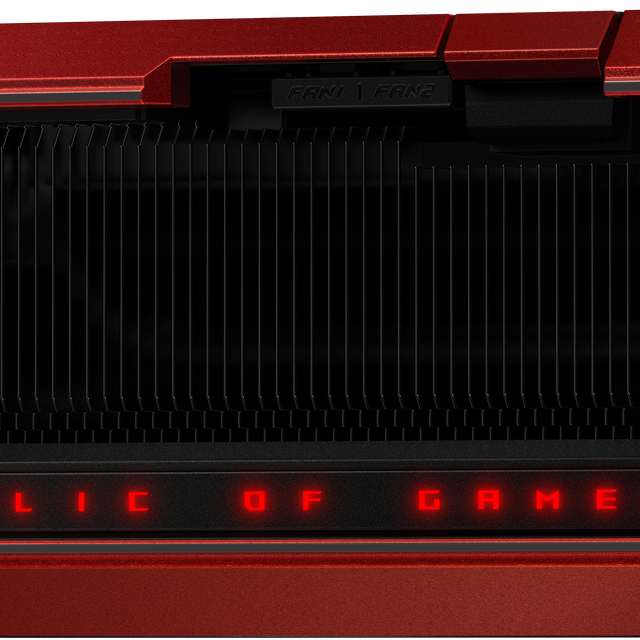 ROG Matrix GeForce RTX 5090 - ASUS Graphics Card 30th Anniversary Edition_Side